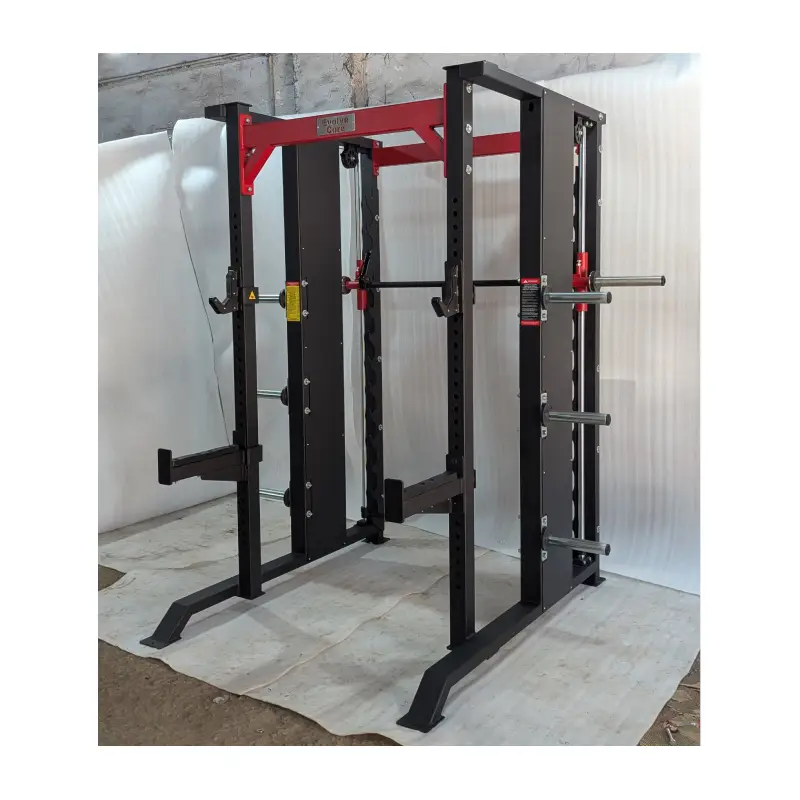 SMITH WITH HALF RACK WITH COUNTER BALANCE